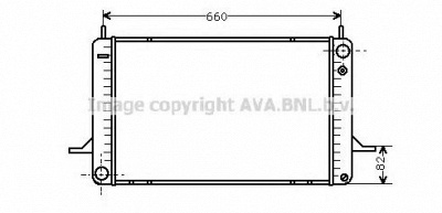 AVA QUALITY COOLING fd2074 -  Радиатор, охлаждение двигателя